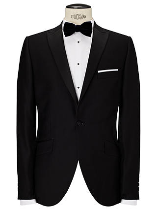 John Lewis & Partners Peak Lapel Dress Suit Jacket, Black