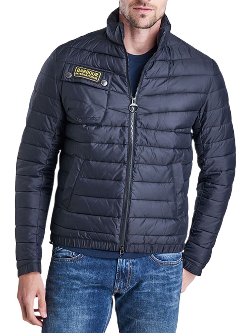 barbour international chain quilted jacket