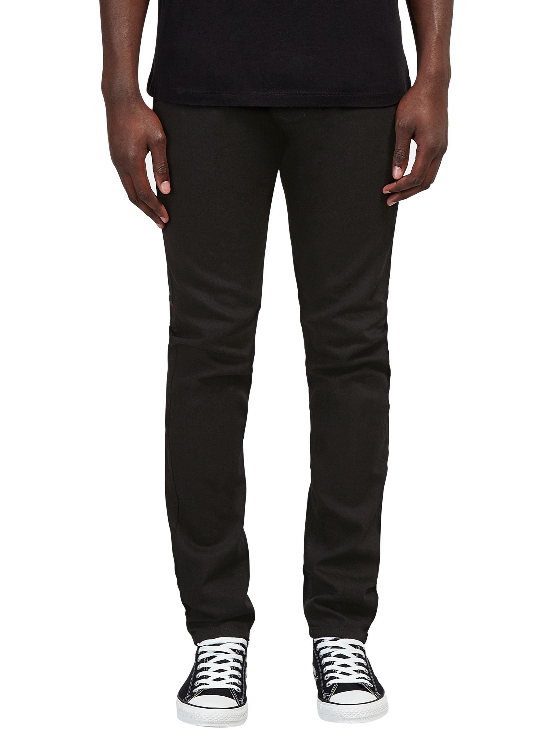 Diesel Tepphar 0886Z Slim Jeans, Black at John Lewis & Partners