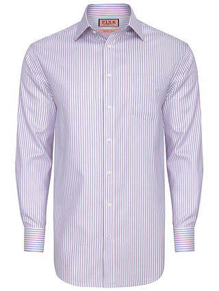 Thomas Pink Lammers 2-Fold Cotton Stripe Shirt
