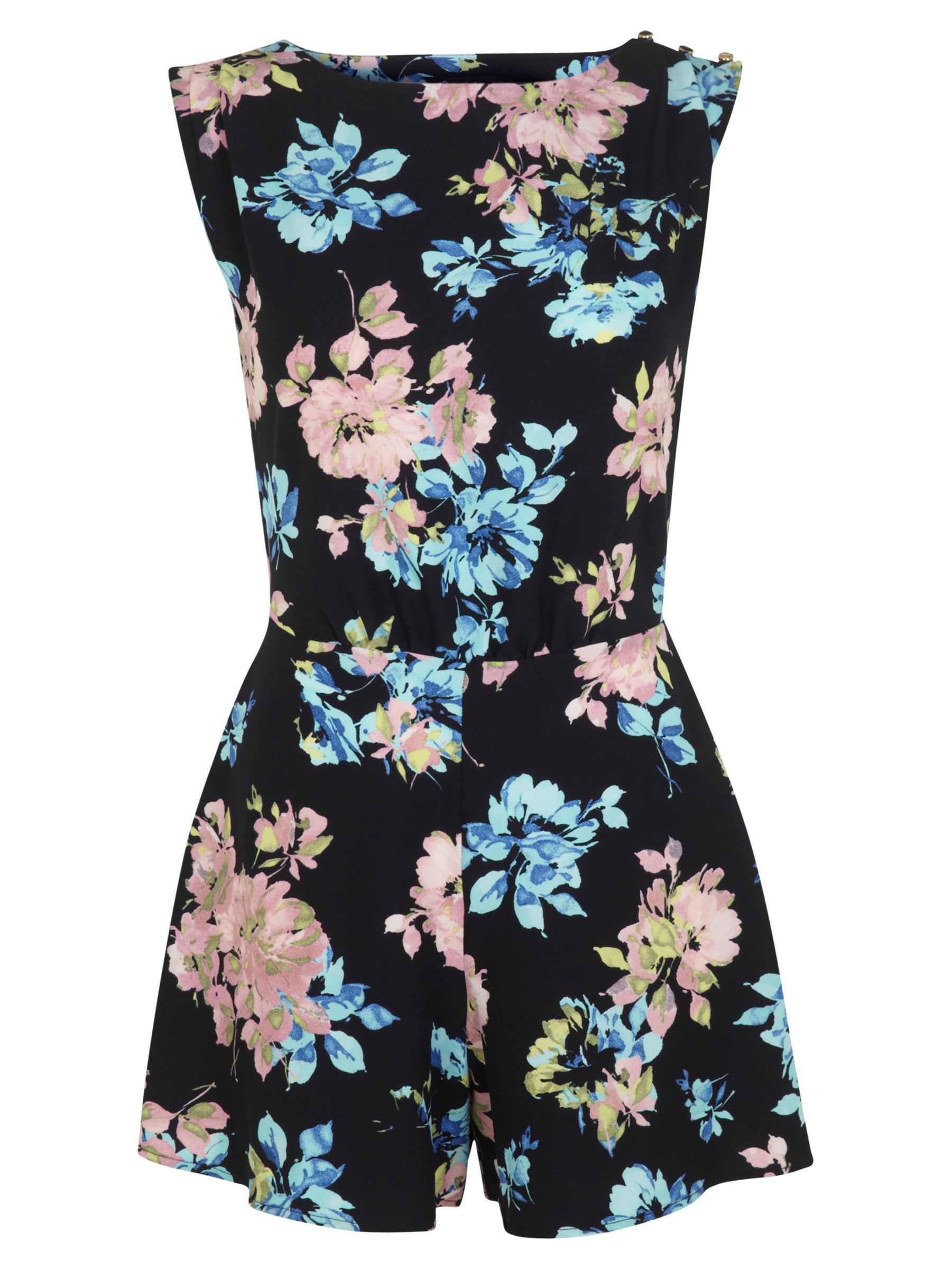 miss selfridge floral playsuit