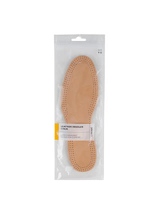 John Lewis & Partners Leather Insoles, Naturals
