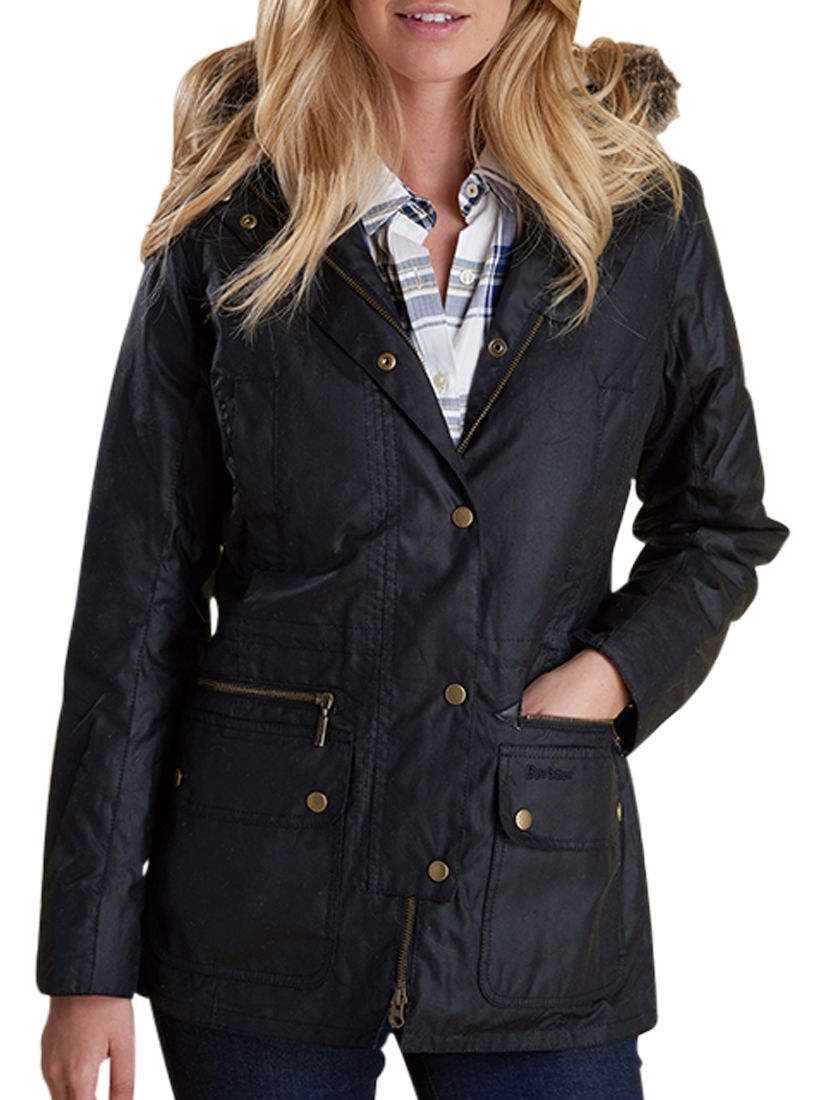 barbour kelsall waxed jacket navy