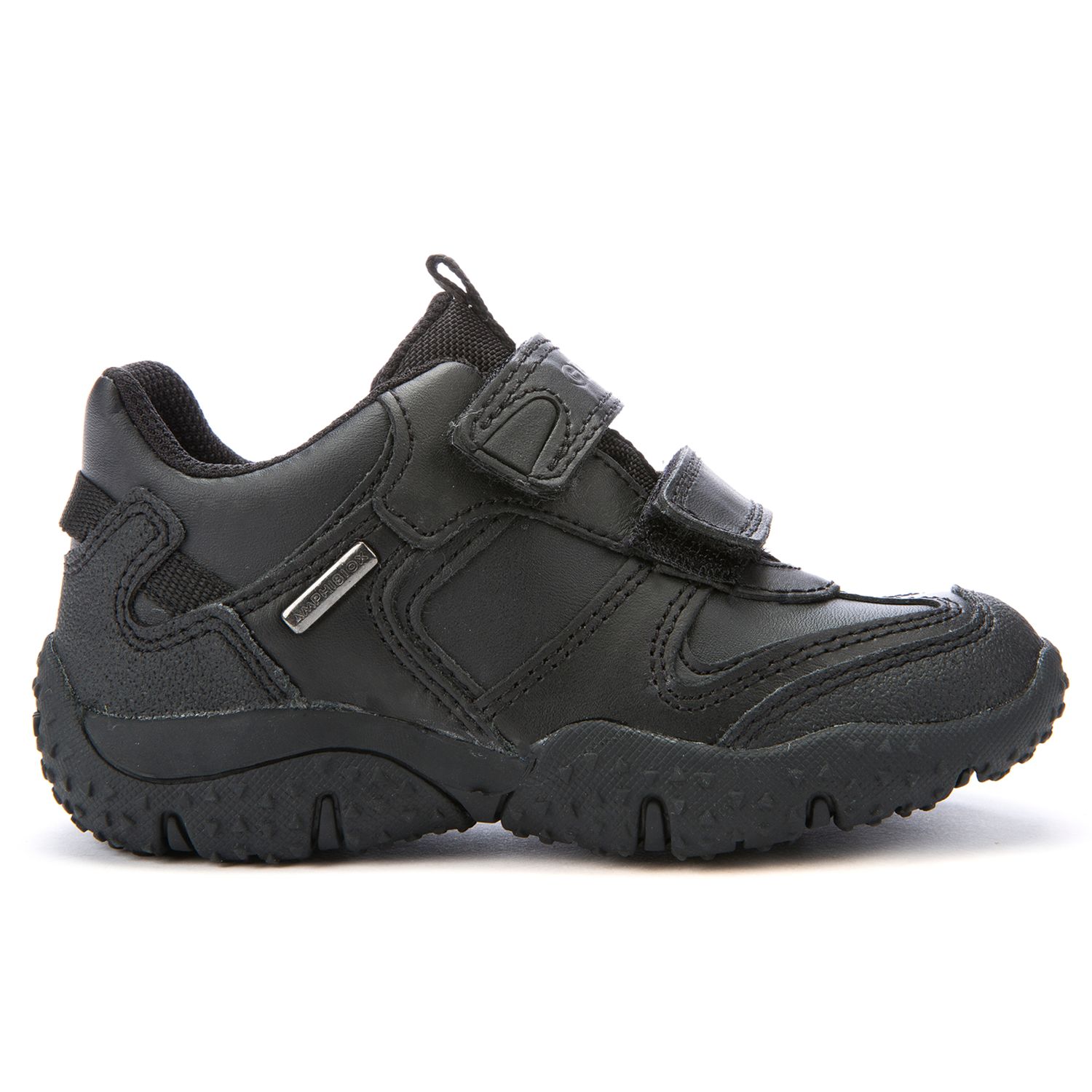 Geox Baltic Waterproof Shoes, Black at John Lewis & Partners