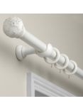 John Lewis Maison Curtain Pole Kit, Distressed White, Dia.35mm