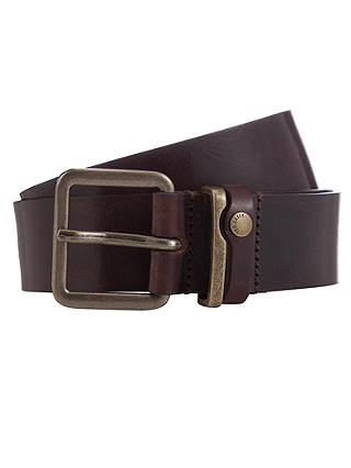 Ted Baker Katchup Leather Belt, Chocolate