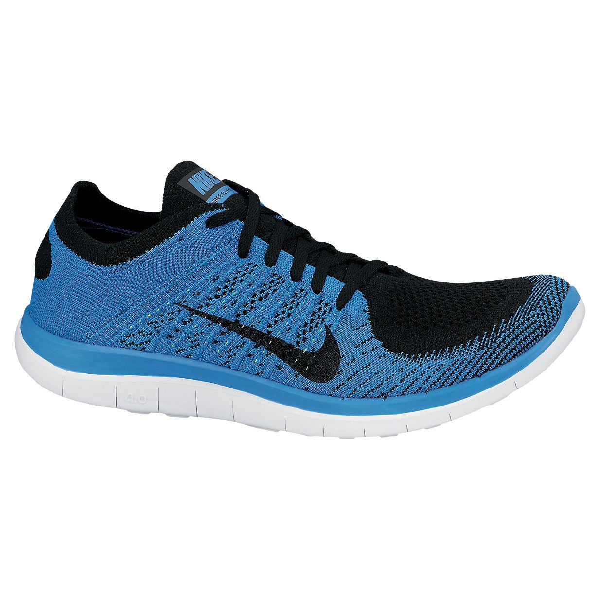 Free 4.0 Flyknit Running Shoes, Blue 