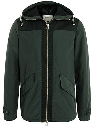 Bellerose Oxford Hooded Jacket, Dark Green at John Lewis & Partners