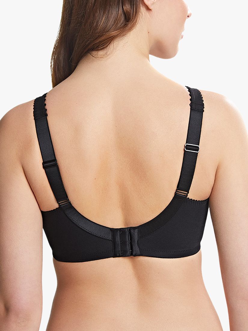 Royce Grace 513 Cotton Rich Non-Wired Bra, Black at John Lewis & Partners