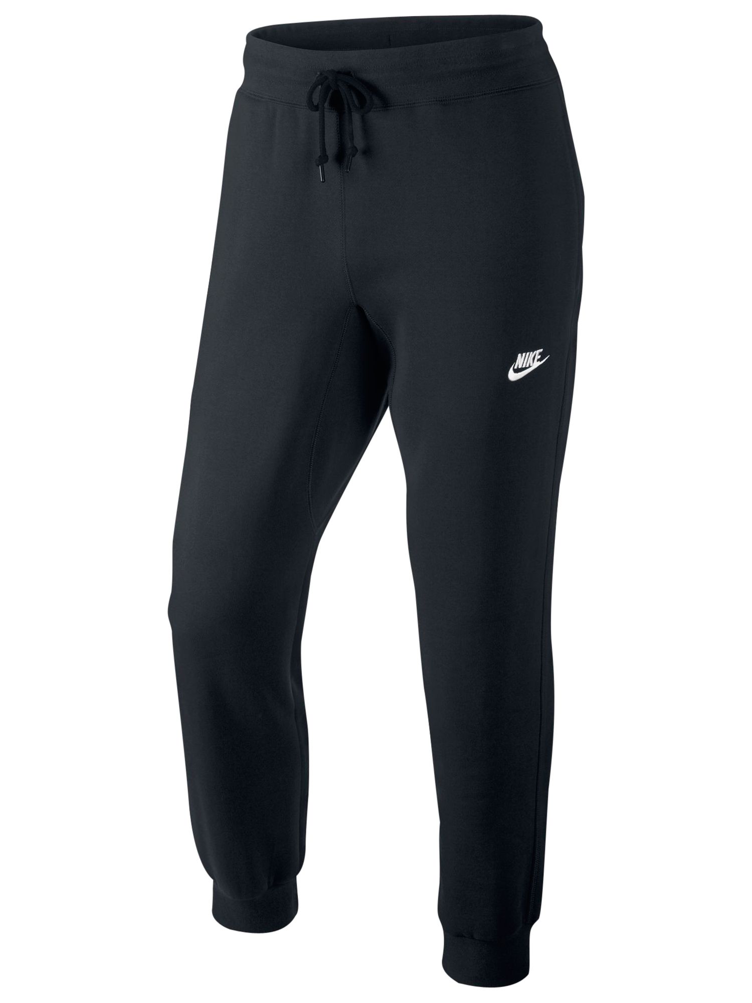 nike tracksuit bottoms black and white