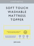 John Lewis Synthetic Soft Touch Washable Dual Layer 6cm Deep Mattress Topper