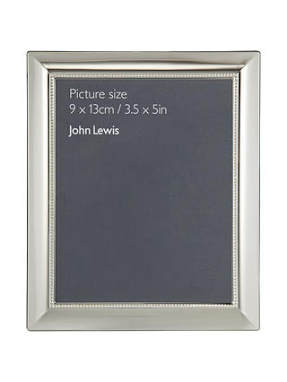 John Lewis & Partners Eclipse Photo Frame, Silver