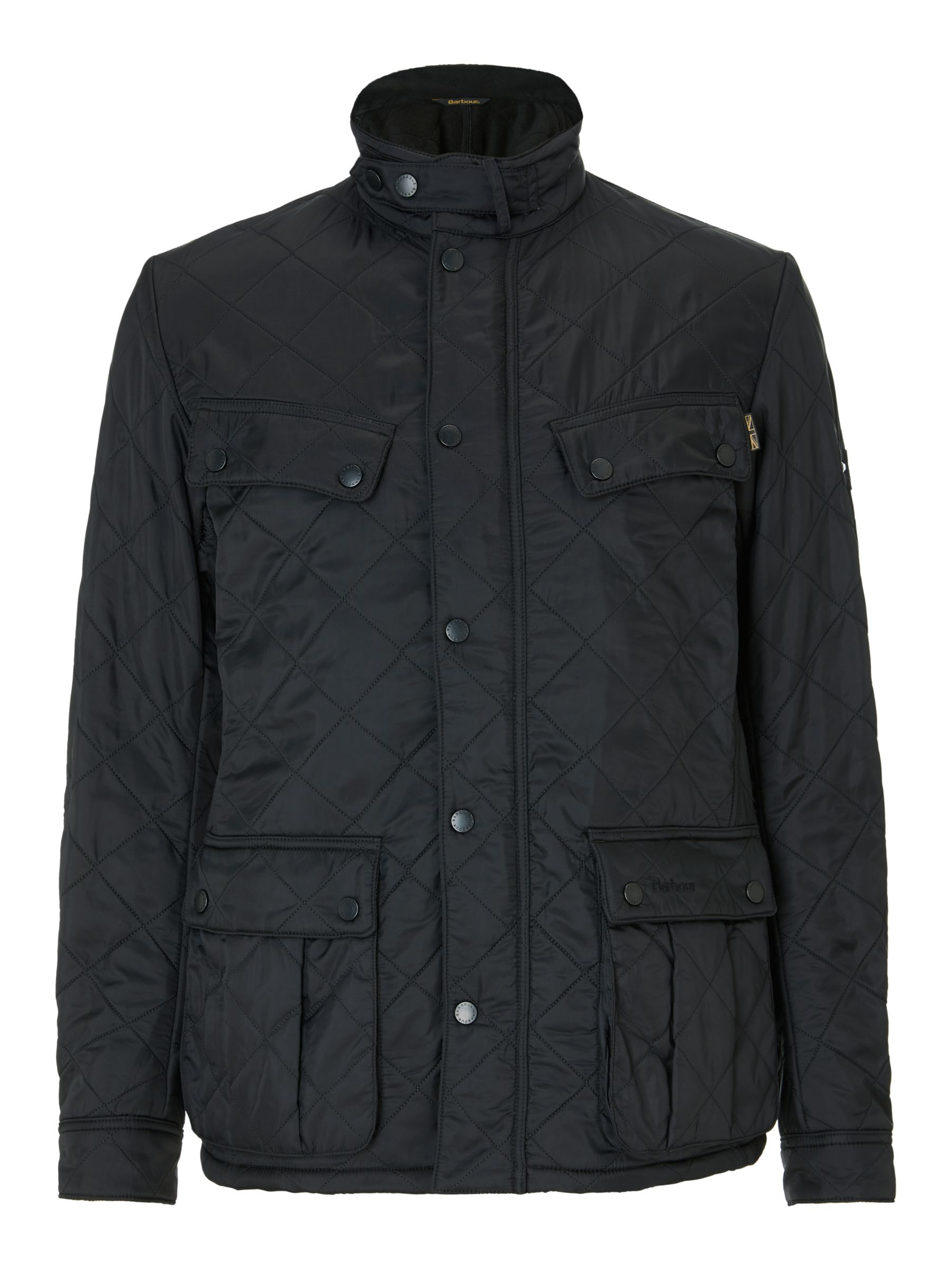 Barbour International Ariel Polarquilt Quilted Jacket, Black at John ...