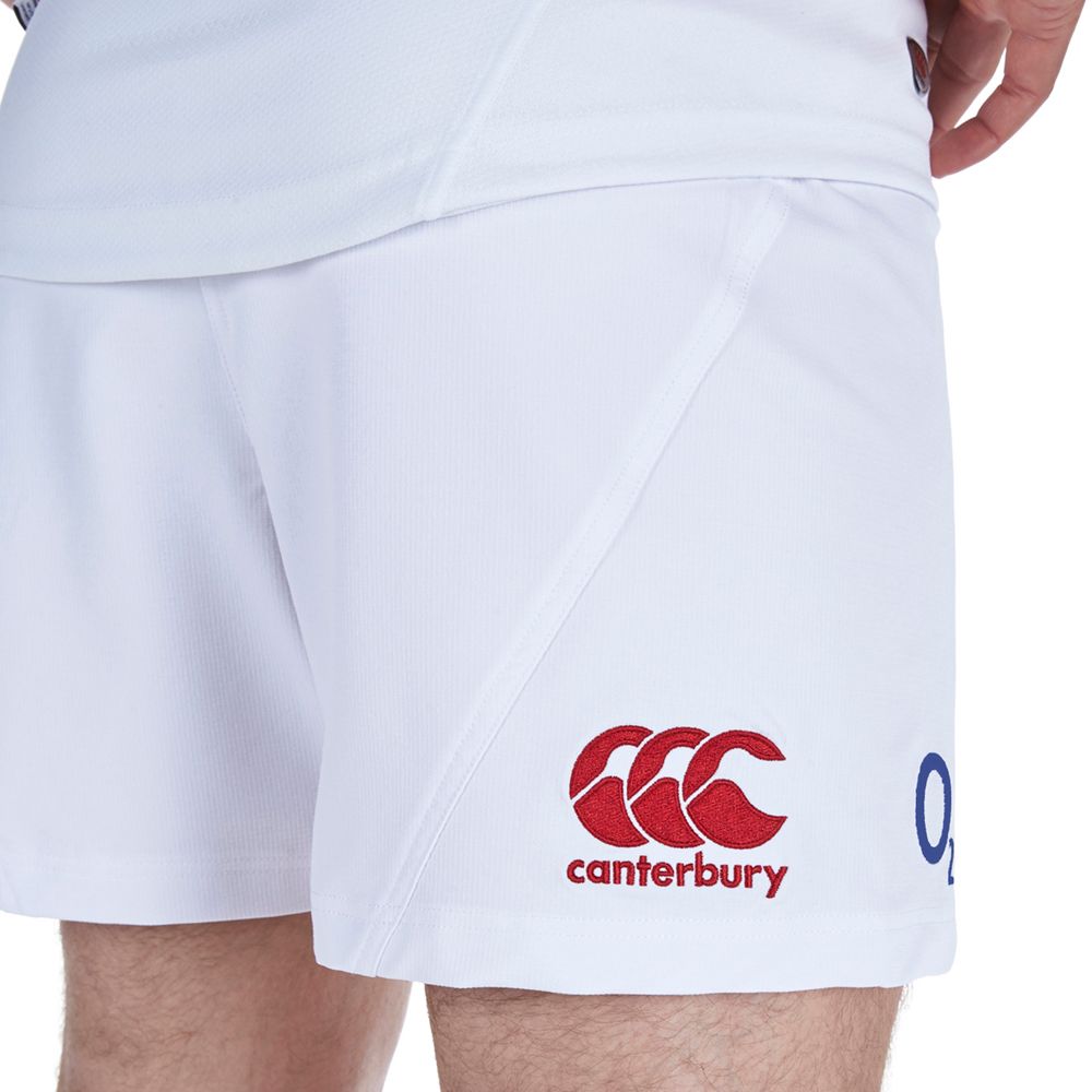 Canterbury Of New Zealand Boys England Rugby Shorts White At