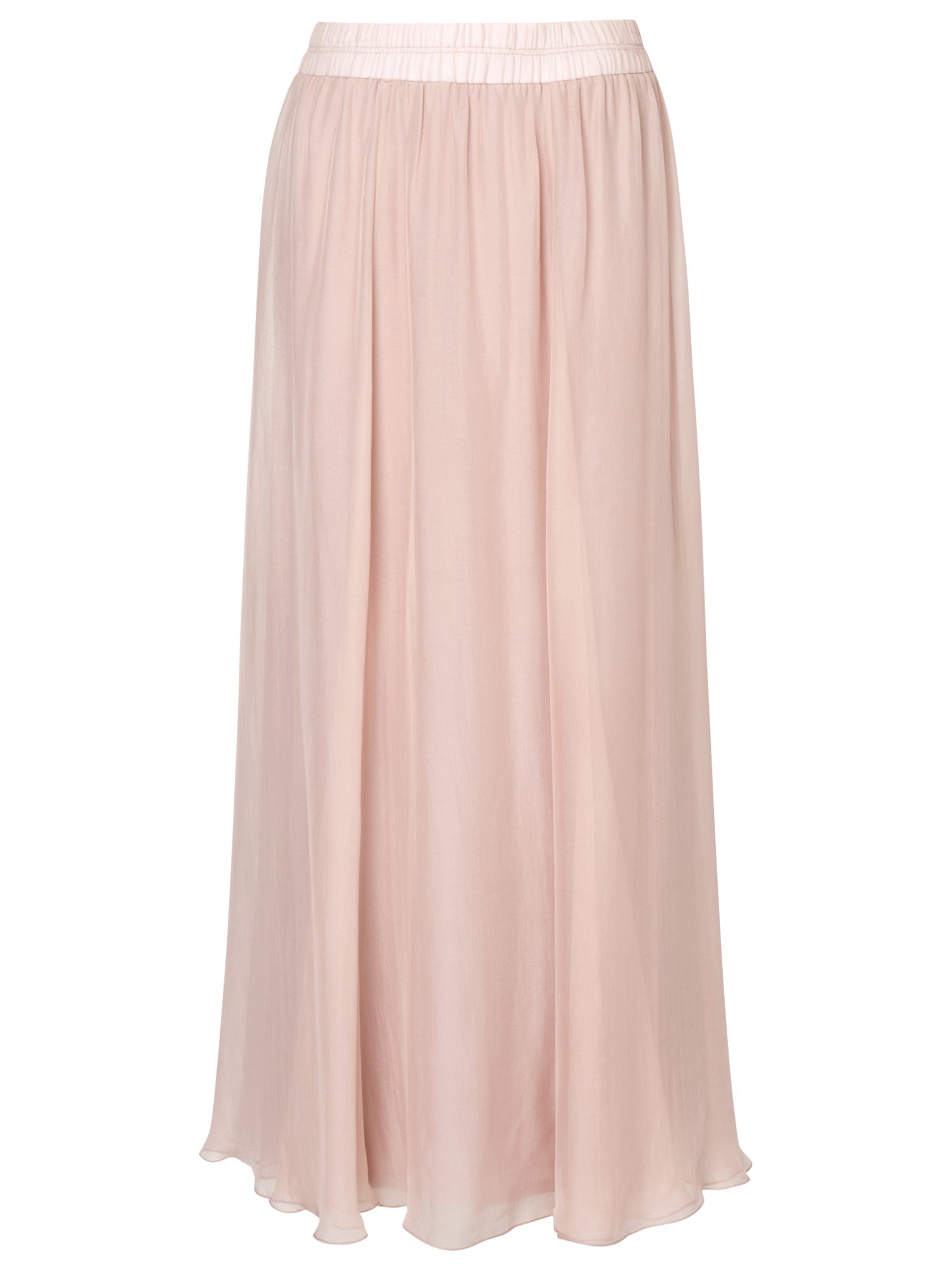 Phase Eight Iona Silk Maxi Skirt, Cornsilk