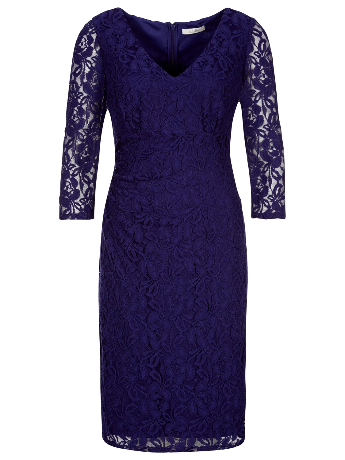 Kaliko Lace Shift Dress, Purple at John Lewis & Partners