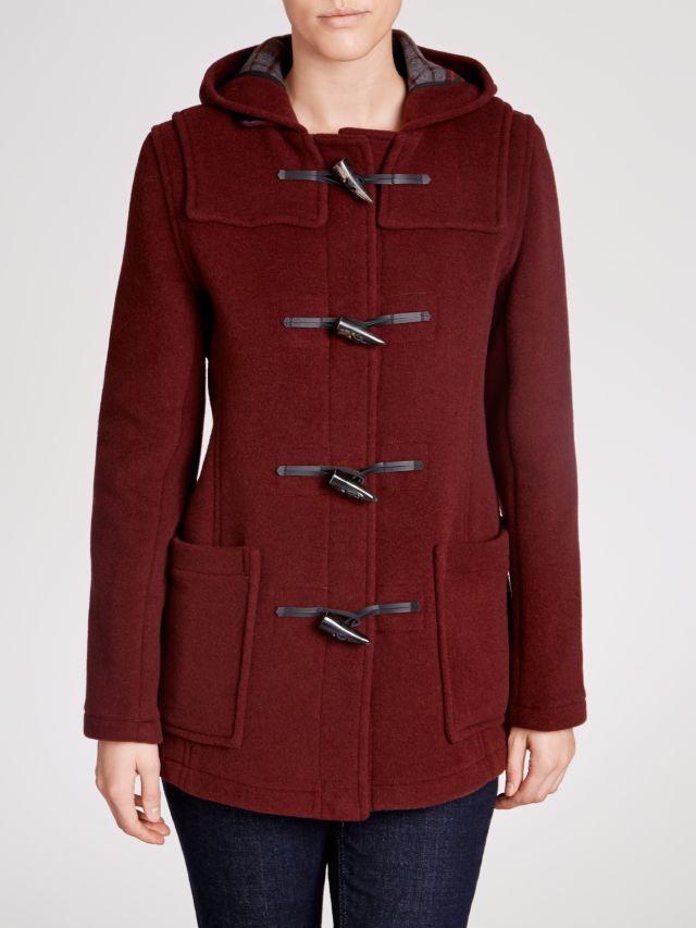 Gloverall Duffle Coat Burgundy