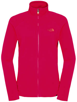 The North Face Women's 100 Glacier Full Zip Fleece Jacket, Pink