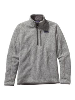 Patagonia Better Sweater Long Sleeve 1 4 Zip Fleece Grey