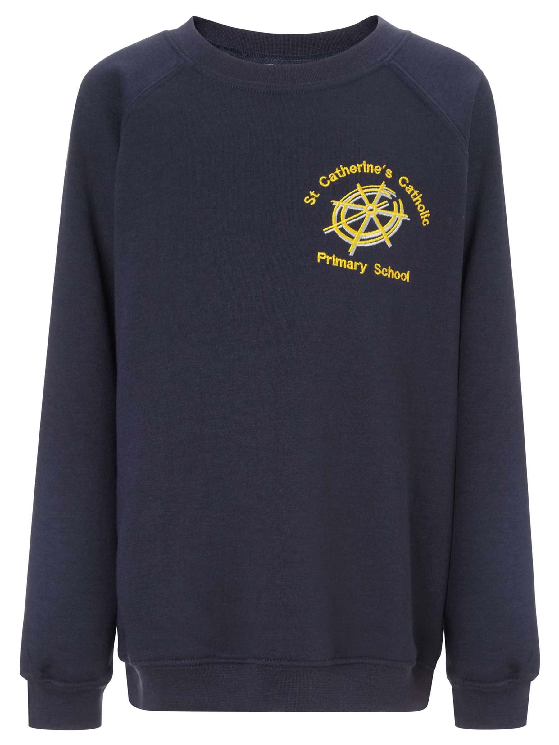 Buy St Catherine's Catholic Primary School Sweatshirt, Navy Online at johnlewis.com
