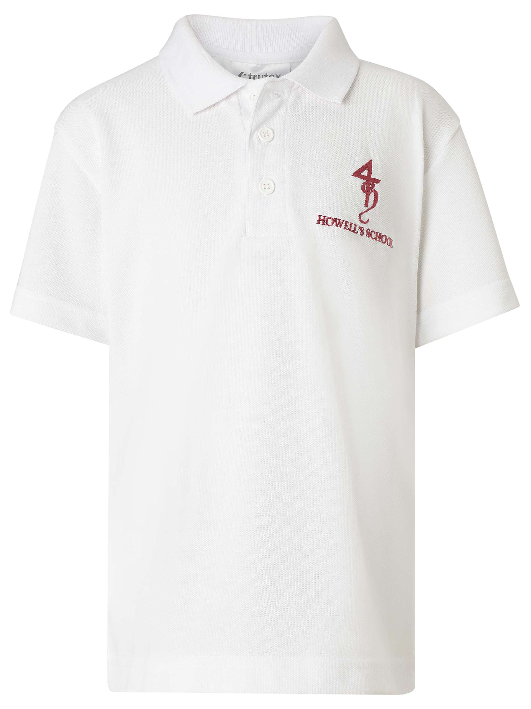 Buy Howell's School Girls' Sport Polo Shirt, White Online at johnlewis.com