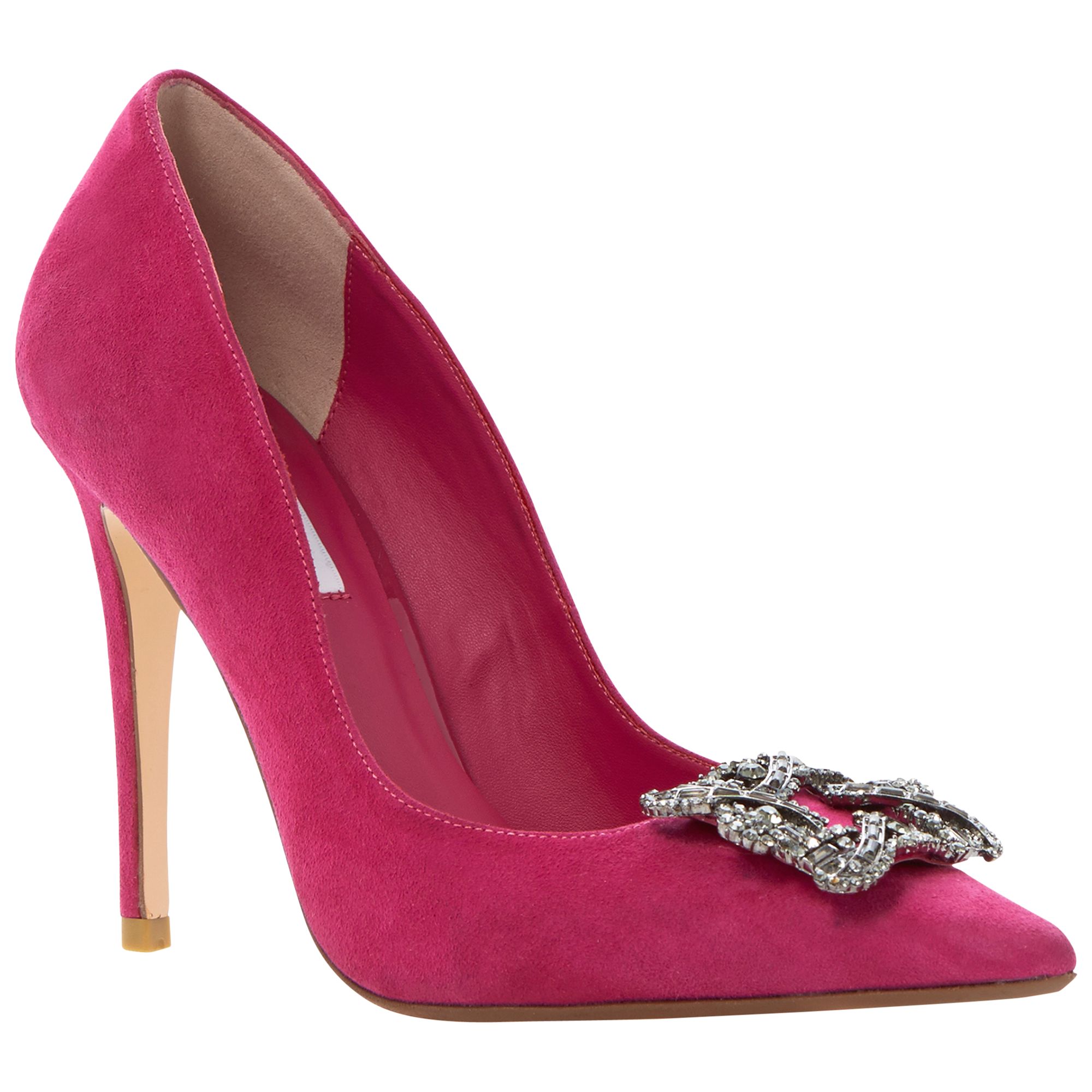 Dune Breanna Jewelled Brooch Court Shoes at John Lewis & Partners