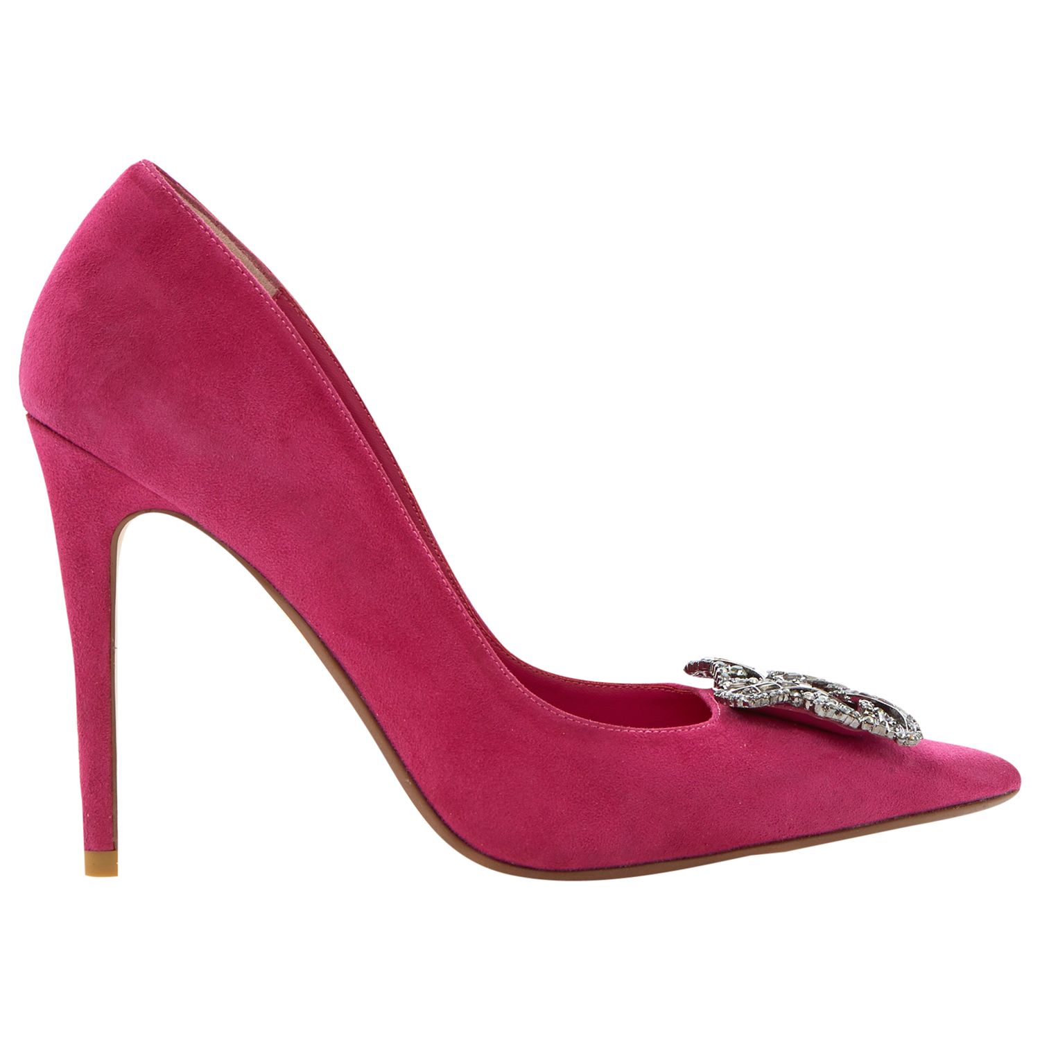 Dune Breanna Jewelled Brooch Court Shoes at John Lewis