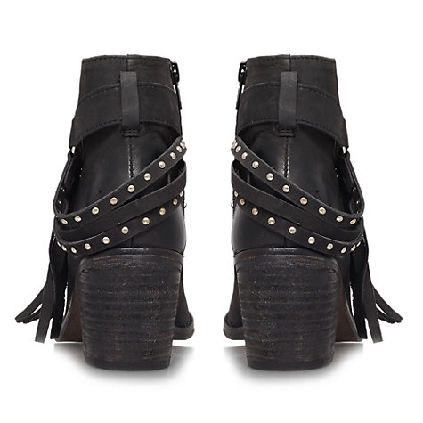 Buy Miss KG Skittle Leather Ankle Boots, Black Online at johnlewis.com