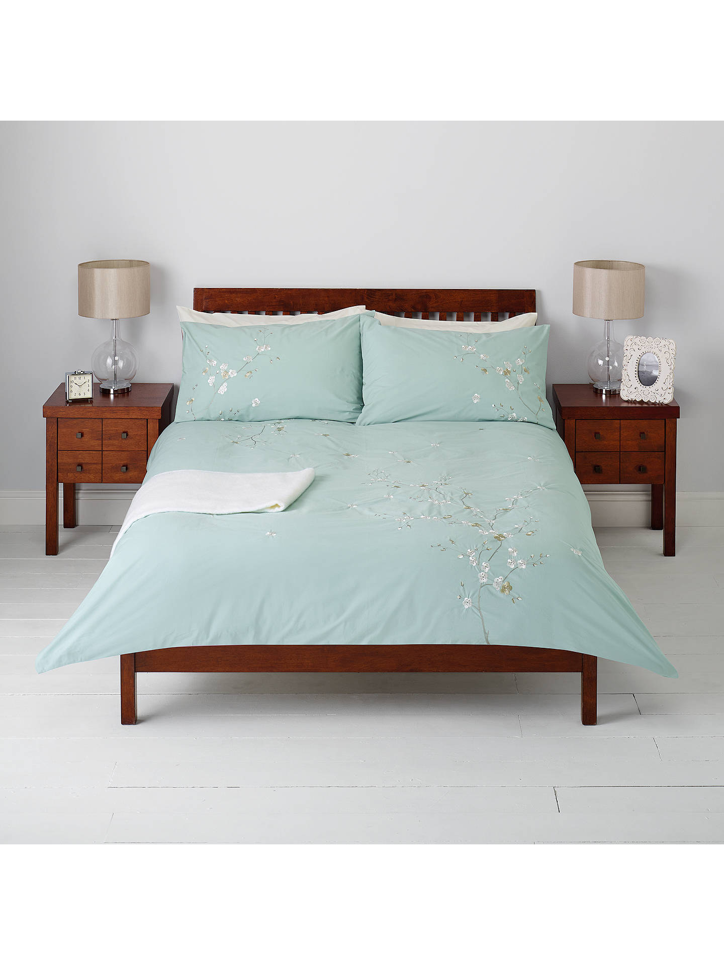John Lewis Partners Easy Care Chinese Blossom Duvet Cover And