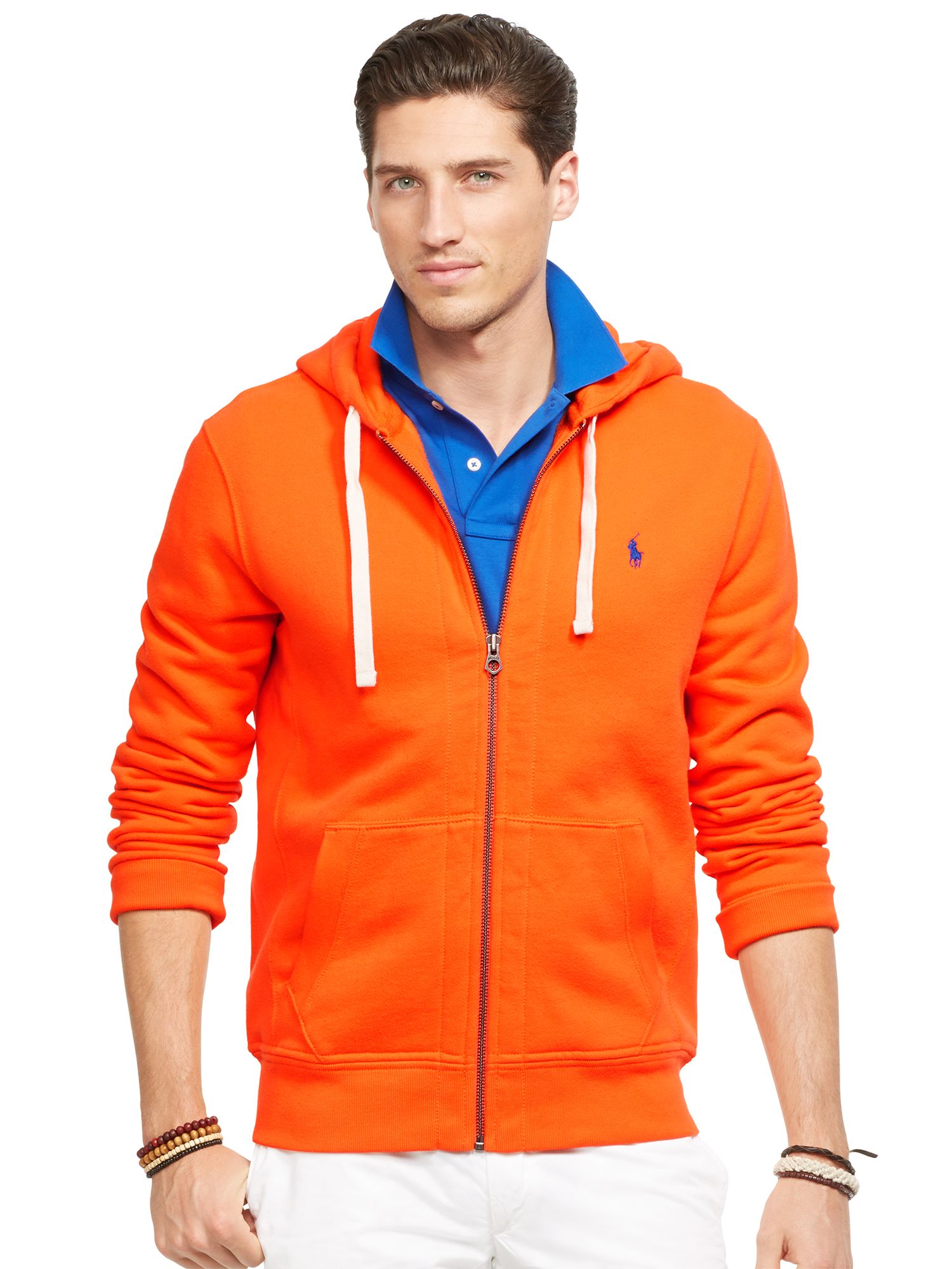 ralph lauren orange hoodie