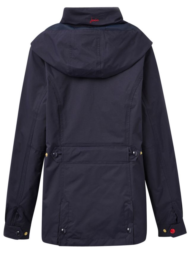 Joules raine waterproof on sale parka marine navy