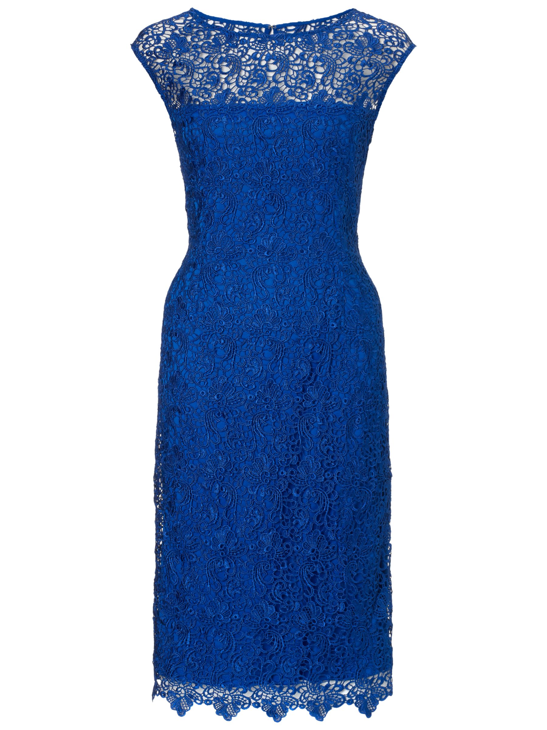 Gina Bacconi Guipure Lace Dress at John Lewis & Partners