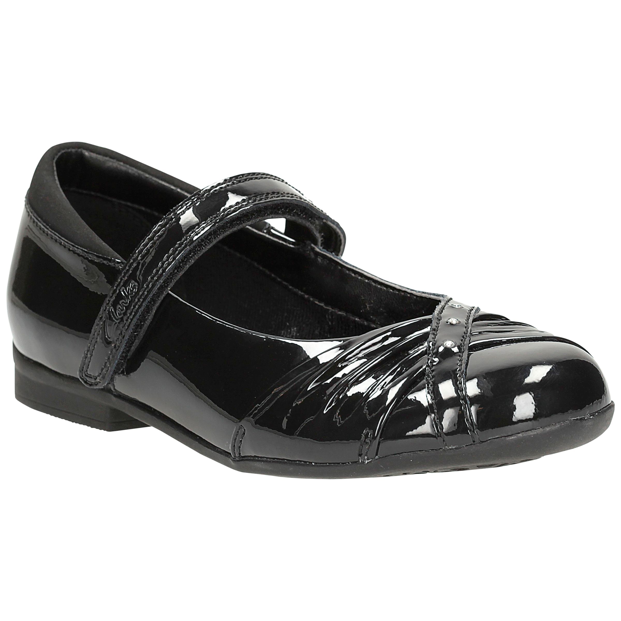 Clarks Children's Dolly Patent Leather Mary Jane Shoes, Black at John ...