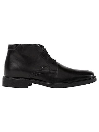 Geox Londra Leather Chukka Boots, Black