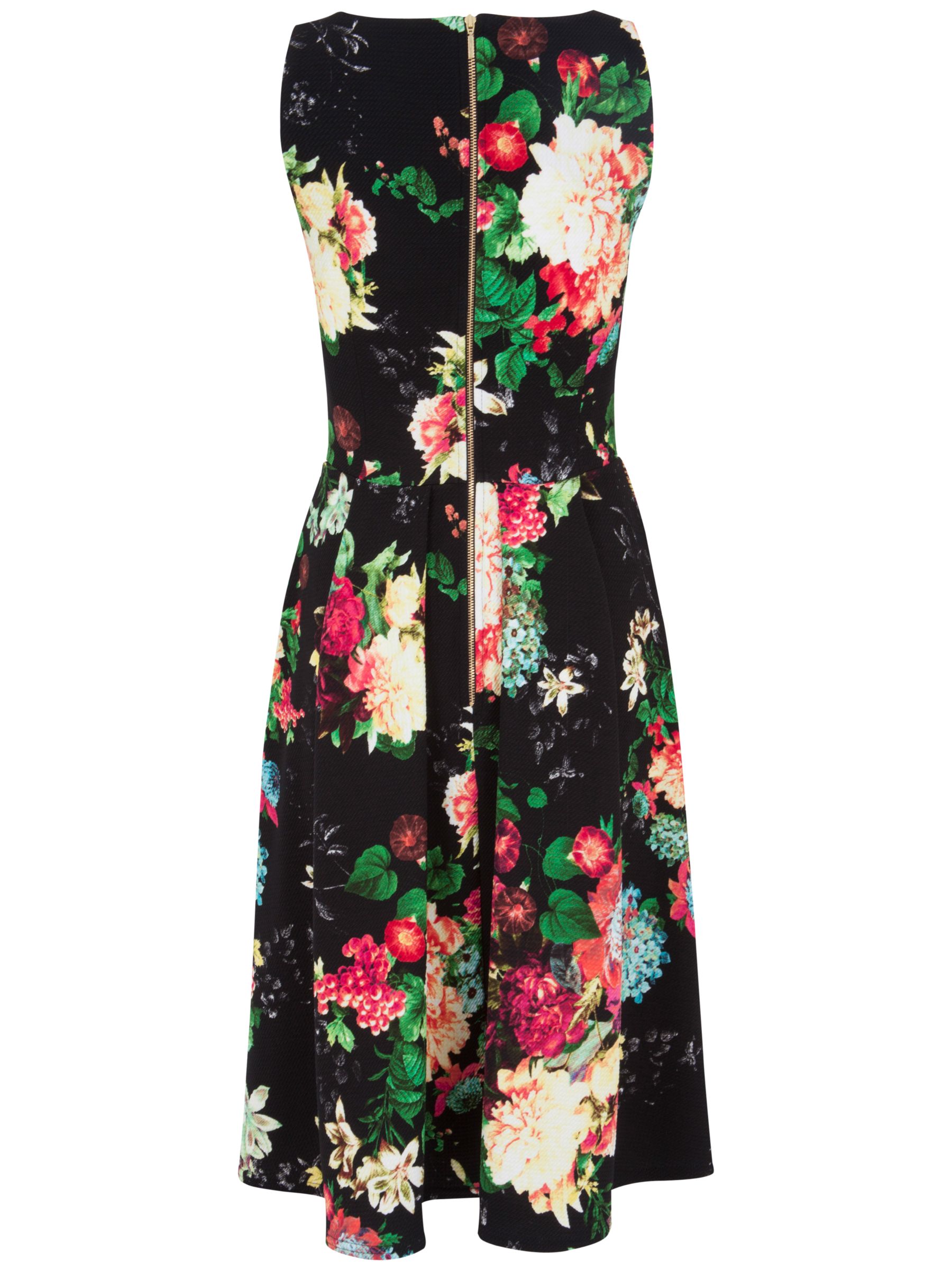 Closet Floral Scuba Midi Dress, Multi at John Lewis & Partners