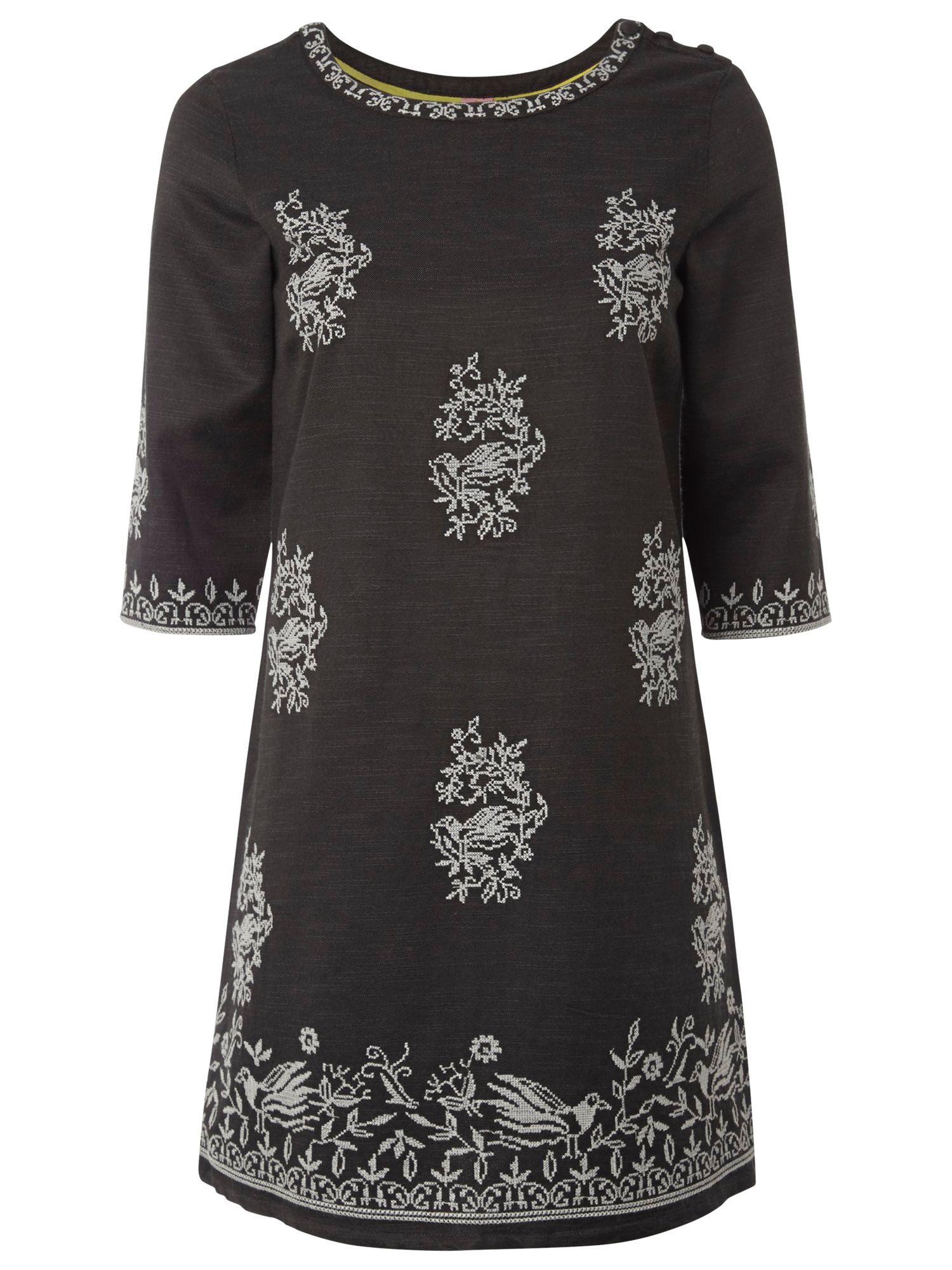 women's embroidered tunic dress