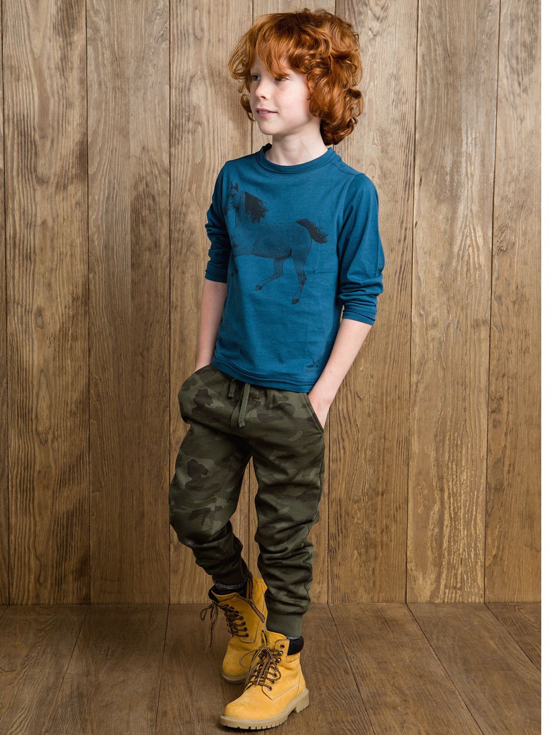 kids camo joggers