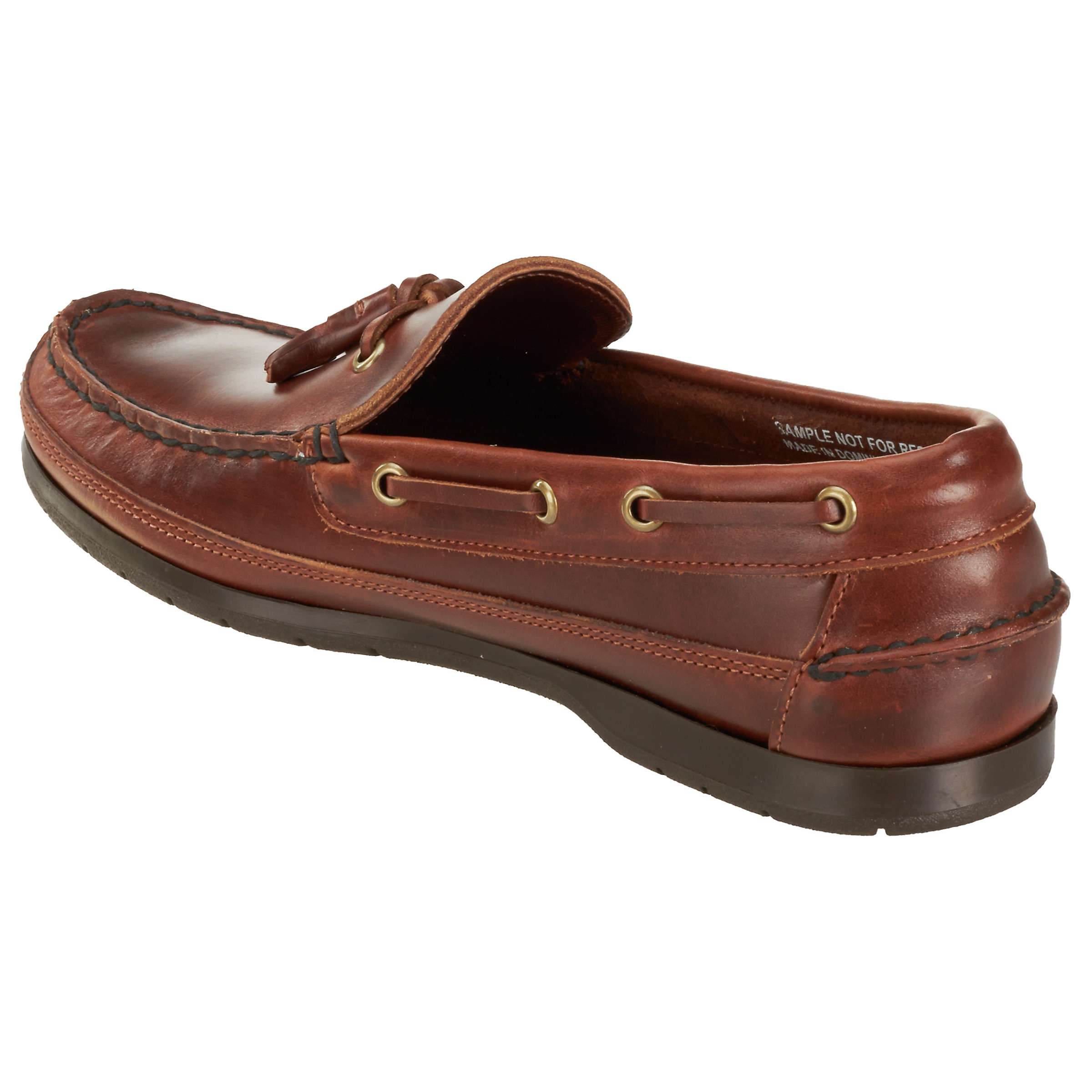 Buy Sebago Ketch Leather Boat Shoes, Brown Online at johnlewis.com