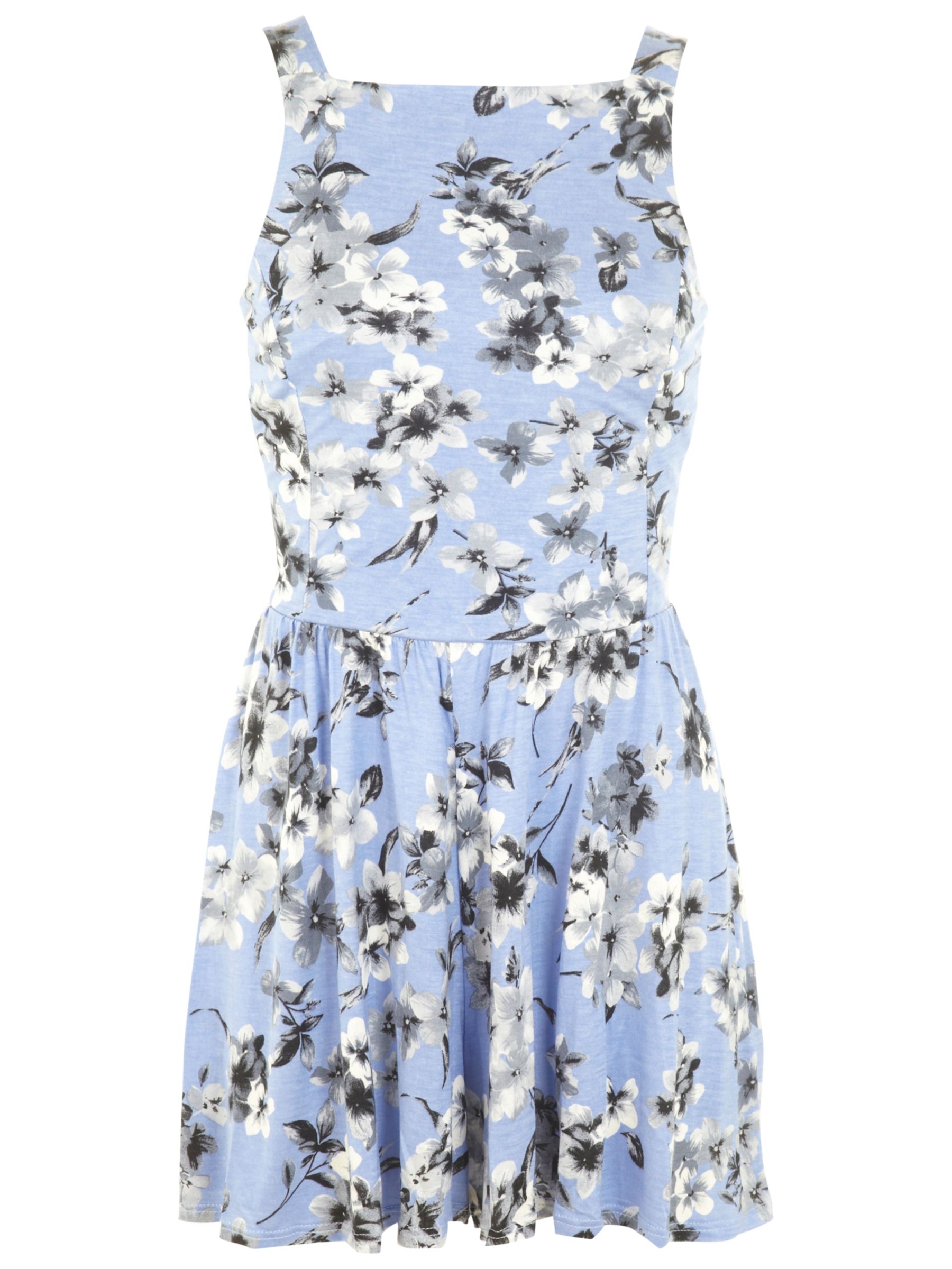 miss selfridge floral playsuit