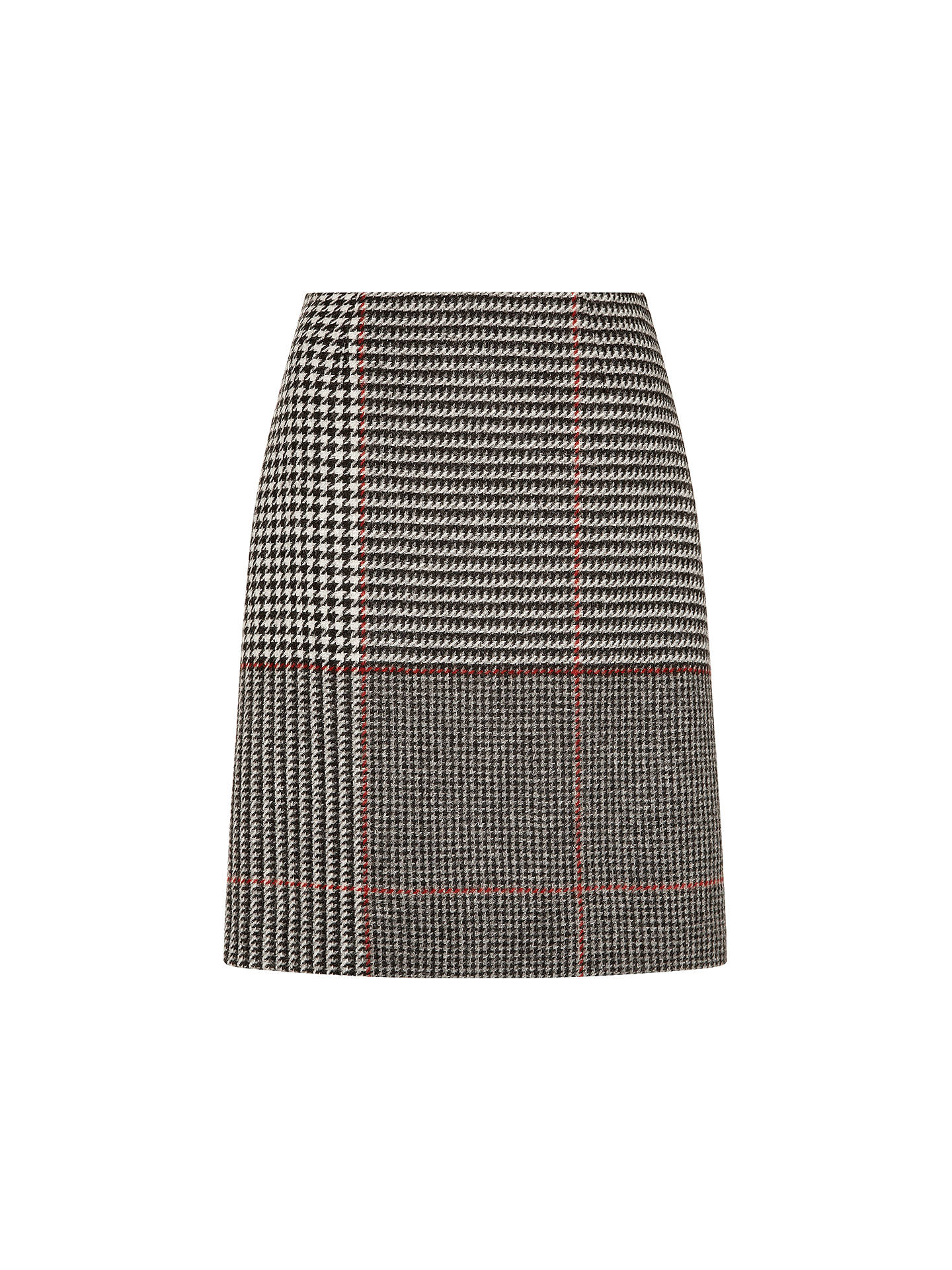 Hobbs London Raven Skirt, Grey Multi at John Lewis & Partners