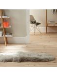 John Lewis Sheepskin Rug Double, Grey