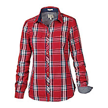 Buy Fat Face Classic Fit Grid Shirt, Crimson Online at johnlewis.com