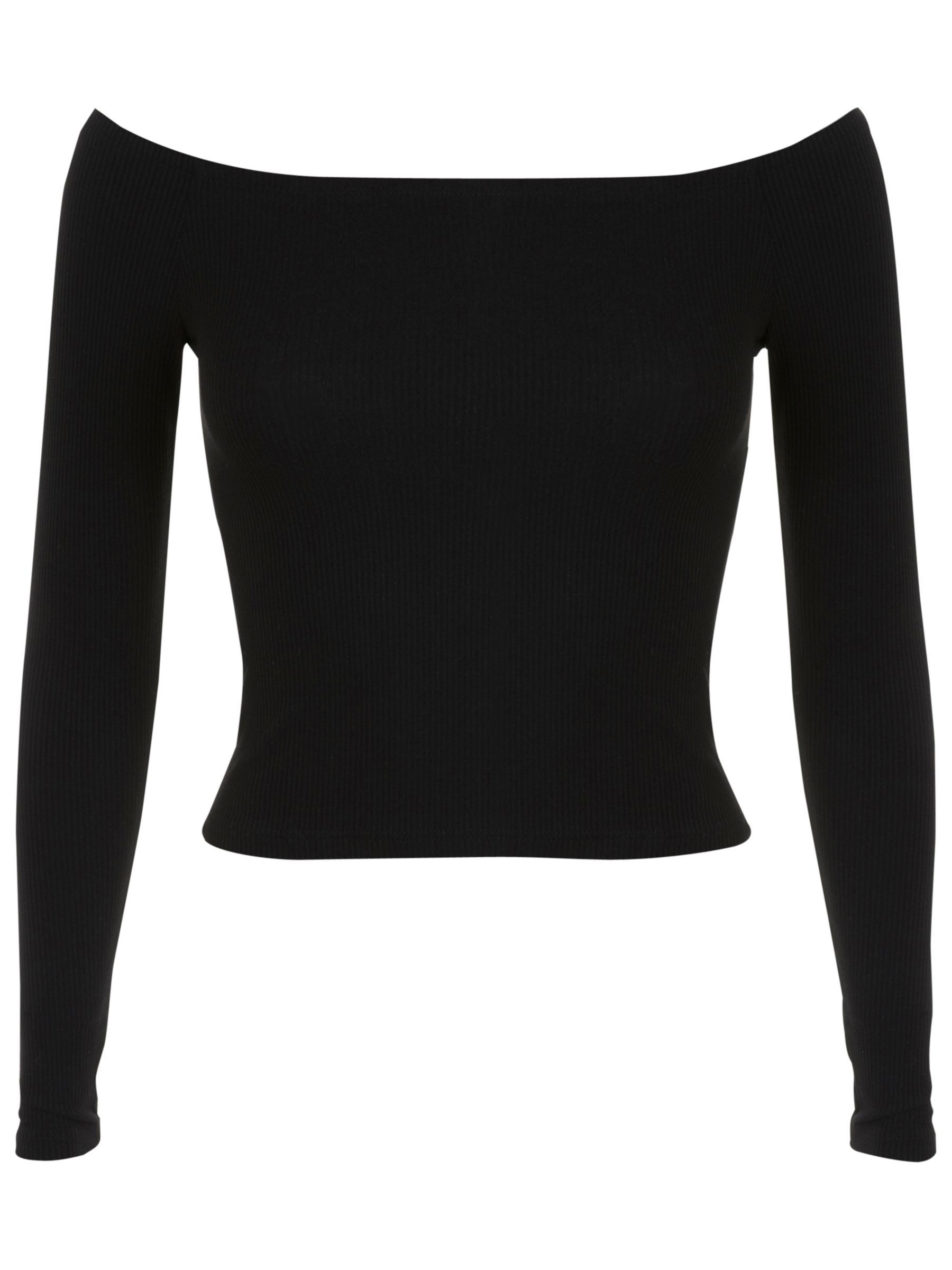 long black bardot top