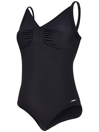 Speedo Sculpture Watergem Swimsuit, Black
