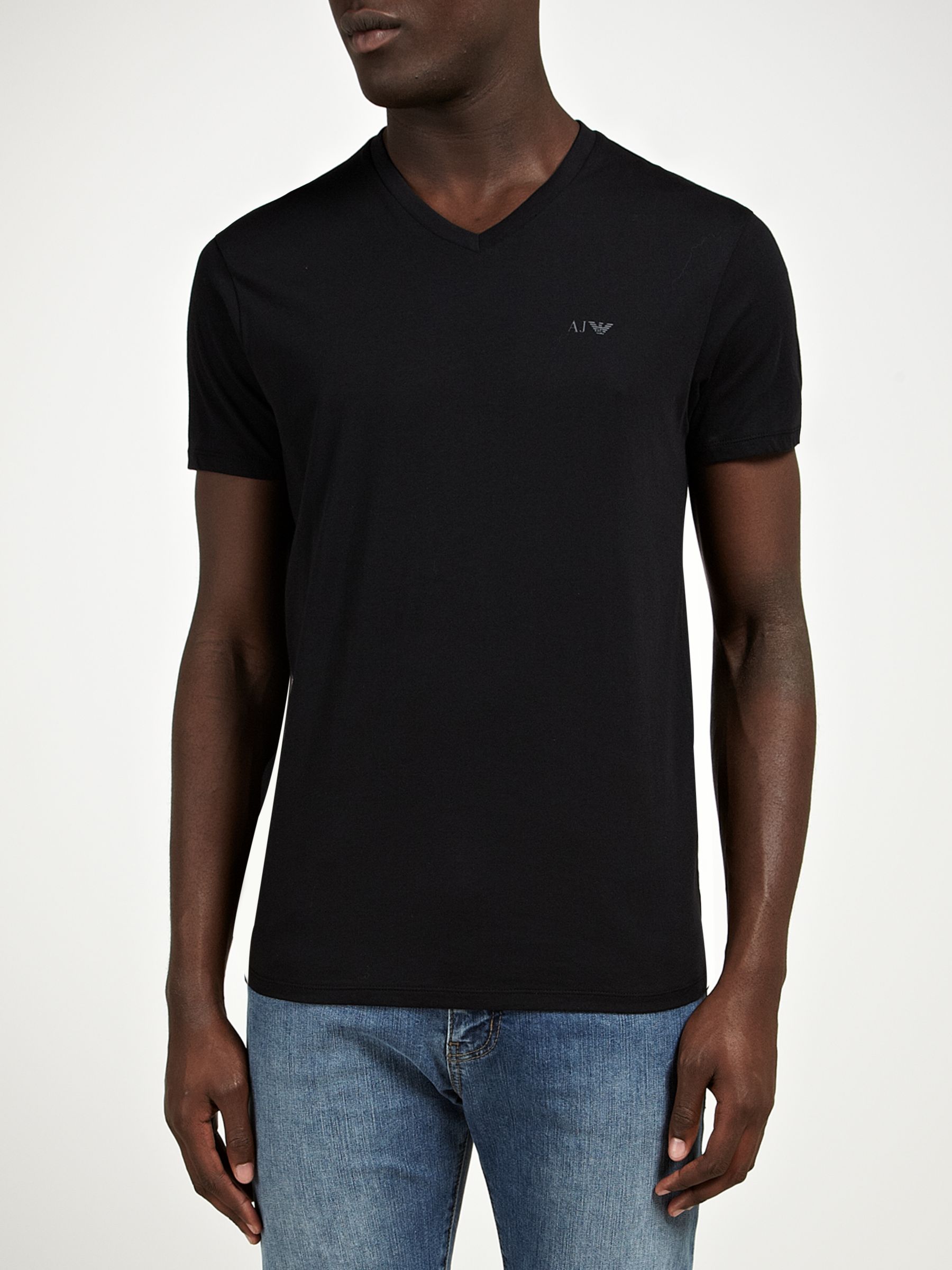 armani jeans v neck t shirt