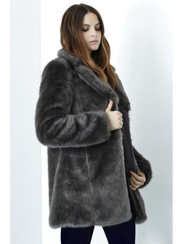 Faux fur 2024 coat warehouse