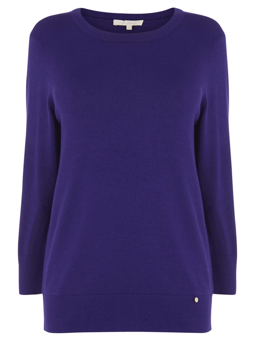 zara purple jumper