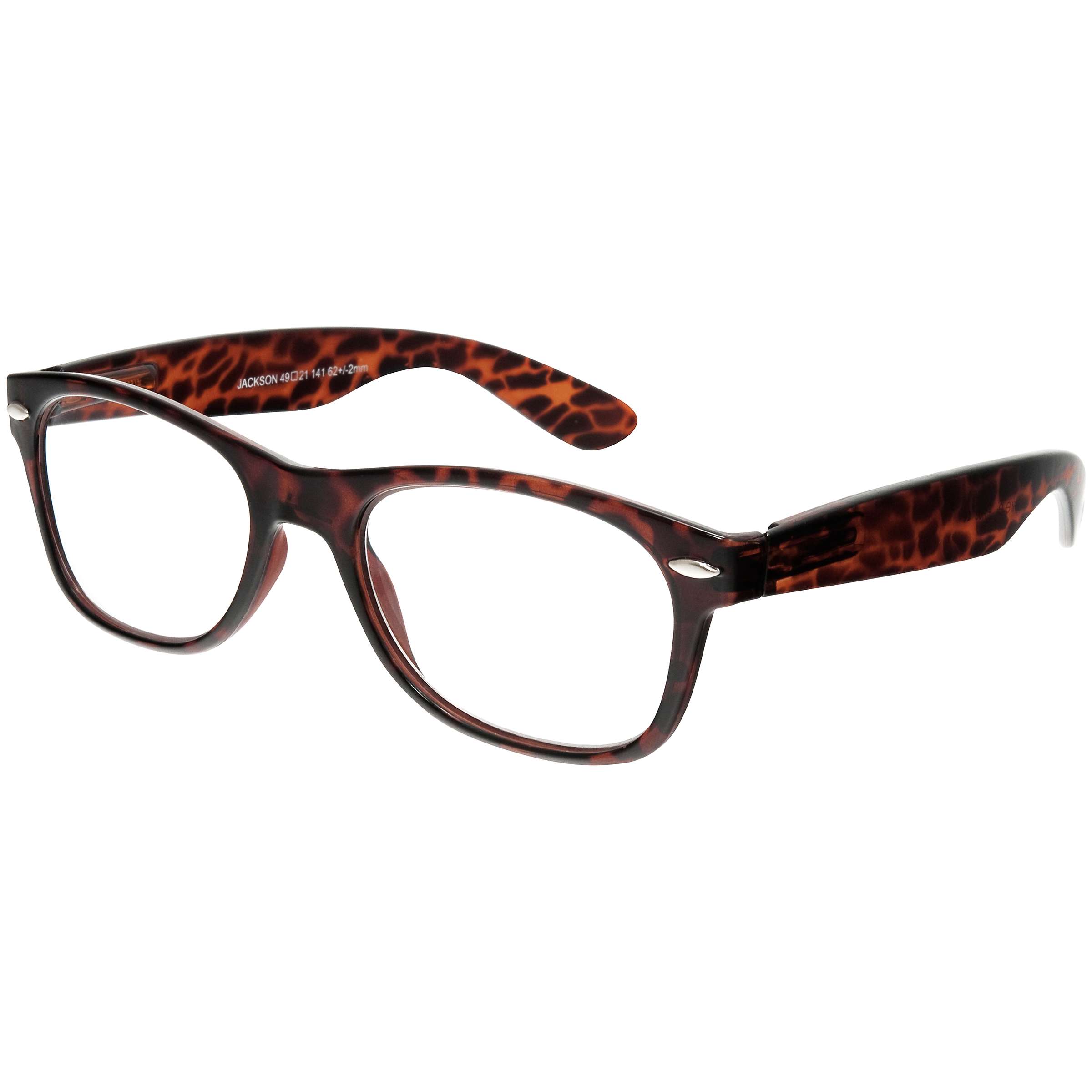 Buy Magnif Eyes Narrow Fit Ready Readers Jackson Glasses, Tortoise Online at johnlewis.com
