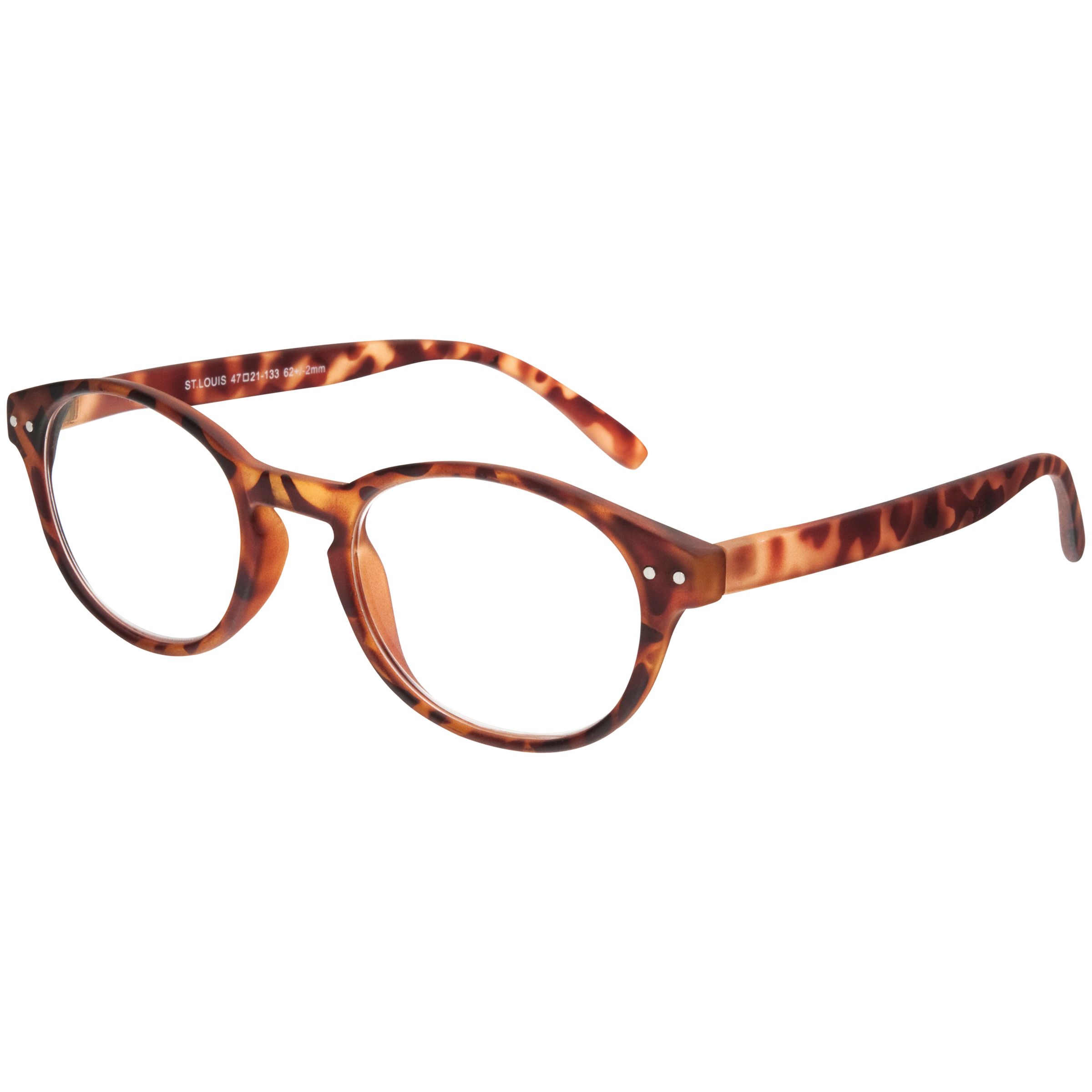 Magnif Eyes Very Narrow Fit Ready Readers St Louis Glasses, Tortoise at