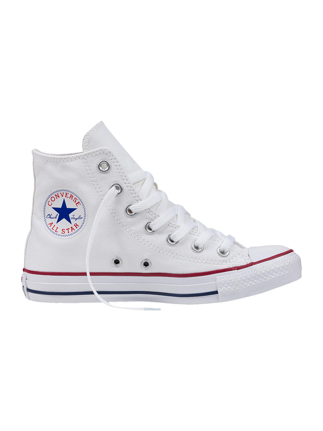 Converse All Star Hi-Top Trainers, White at John Lewis & Partners